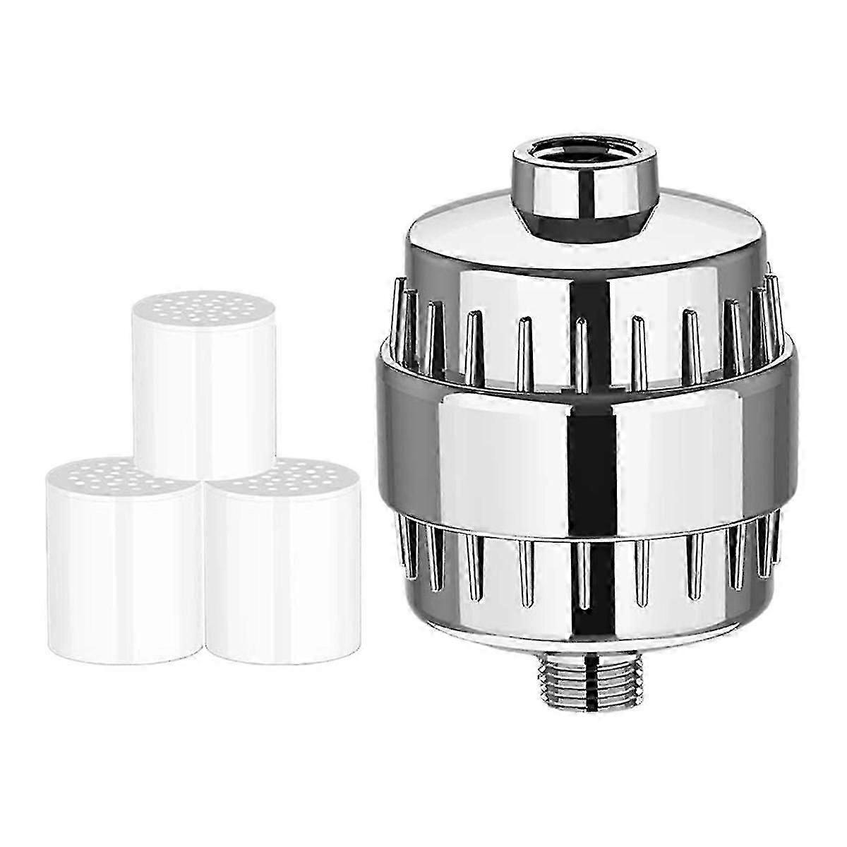 15段階のシャワー フィルターの硬水フィルターは塩素、重金属および他の沈殿物を取除き乾燥を減らします