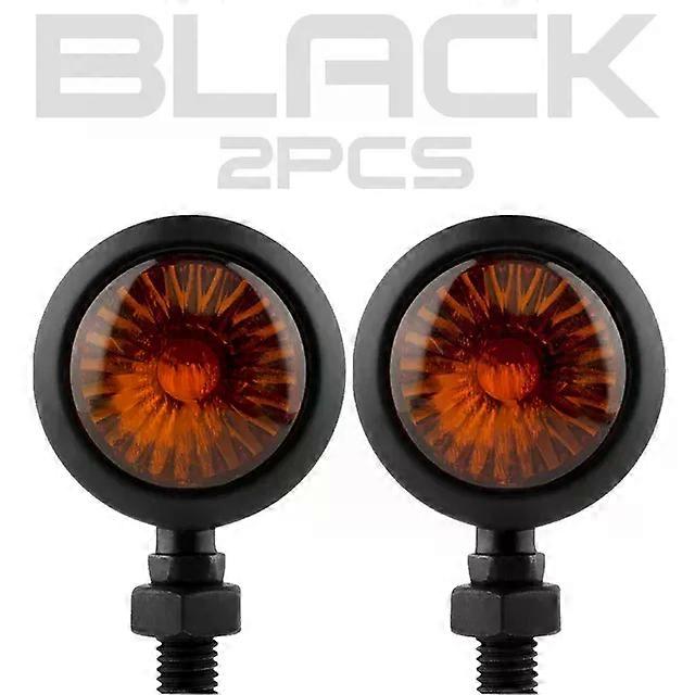 Chrome Bullet Motorcycle Turn Signals Indicator Light Retro Motorbike Blinker Lamp intermitentes moto compatible for Suzuki