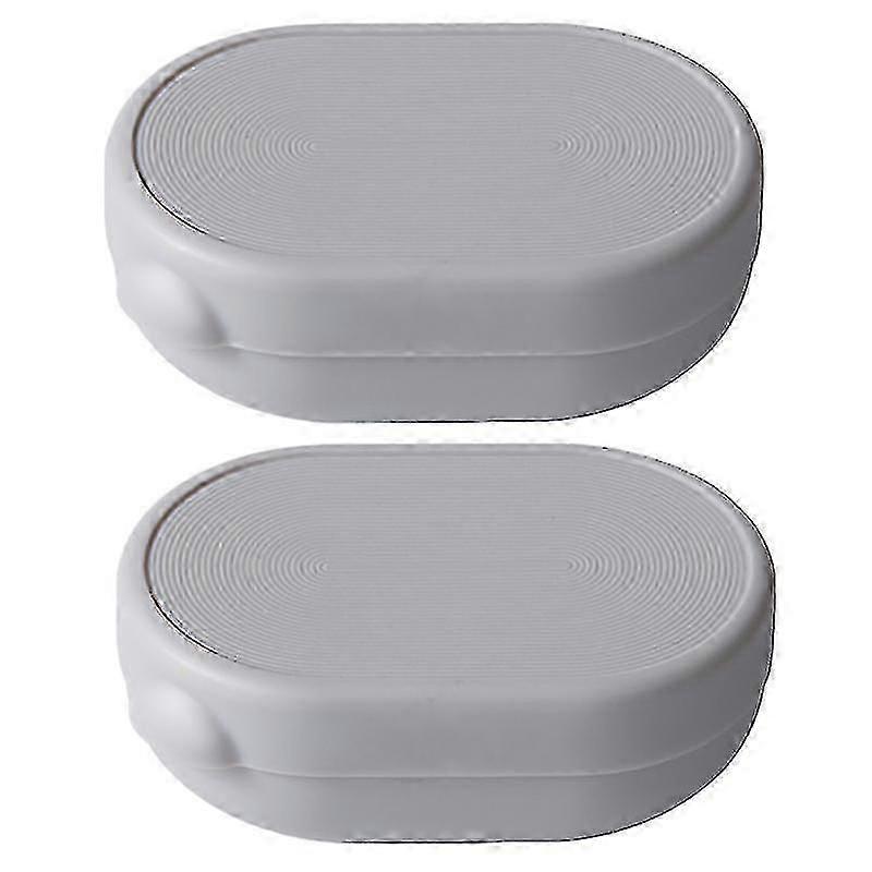 2pcs Soap Dishes, Draining Soap Holder