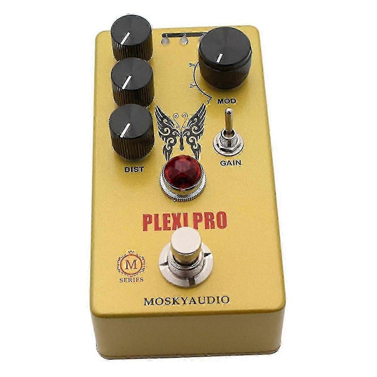 Pro Guitar Pedal Tuner Pedal Distortion With 4 Models And True Bypass