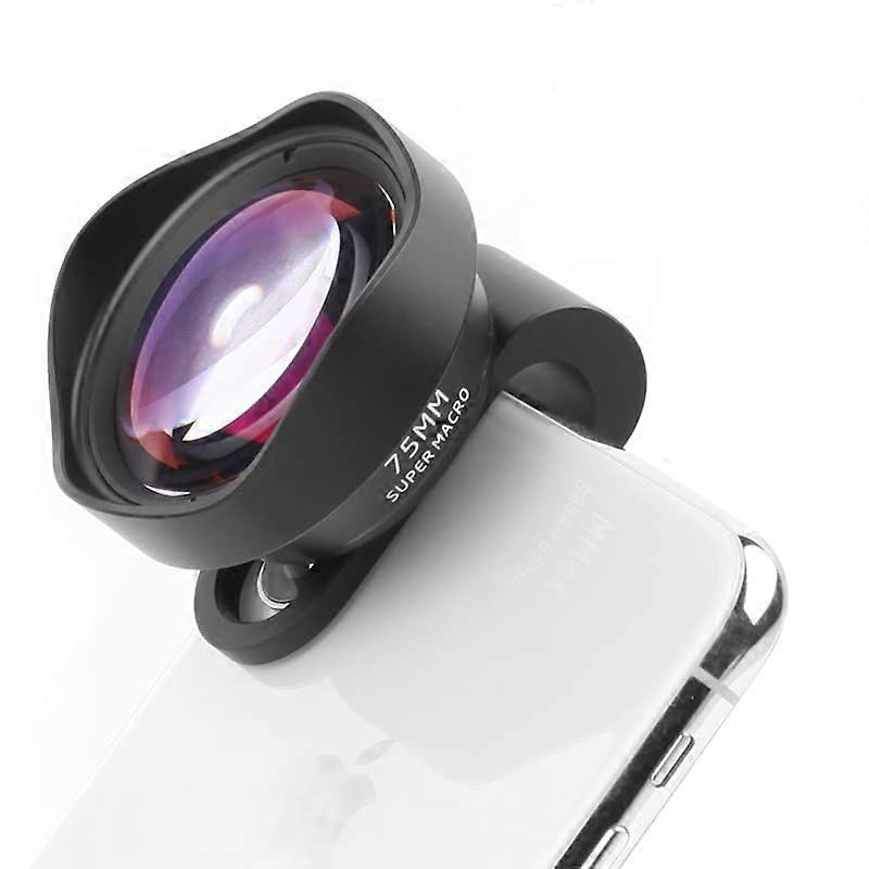 Professional Phone Camera Lens 75mm Macro Lens HD DSLR Effect Clip-on for iPhone 12 11 Pro Max Samsung S20 Plus Huawei Xiaomi