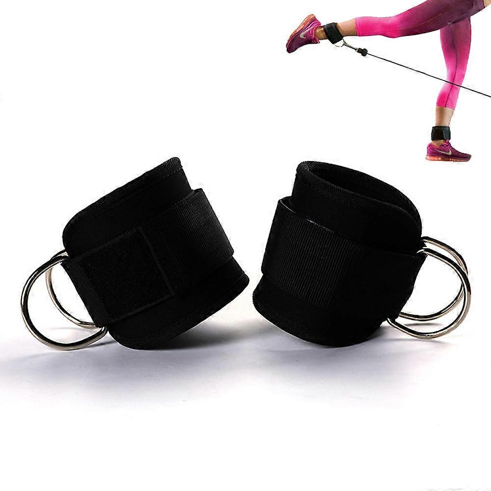 Ankle Strap for Cable Machines and Resistance Bands, Work Out Cuff Attachment