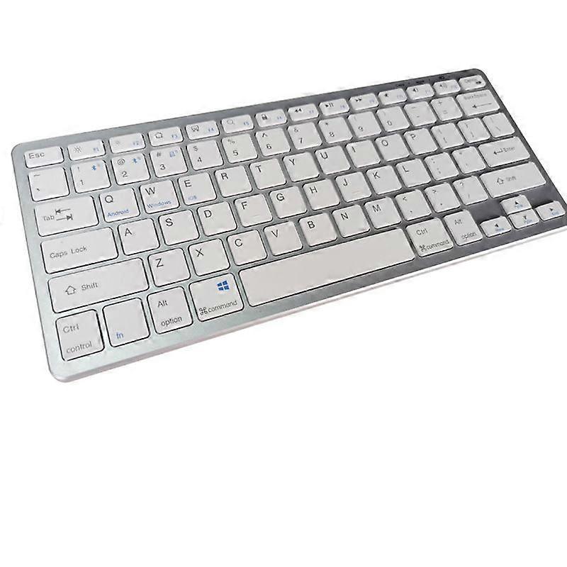 Suitable for Apple mobile phone and tablet three-mode rechargeable mini scissor-foot silent Bluetooth wireless keyboard