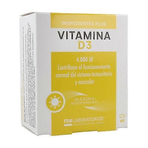 Vitamin D3 4000 IU 60 softgels