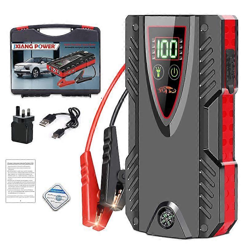 Car Jump Starter,1200A Peak 12V 99800mAh Output Portable Battery Booster Mobile Phone Charger with USB Port for Up to 6.0L Gasoline/4.0L Diesel Engine