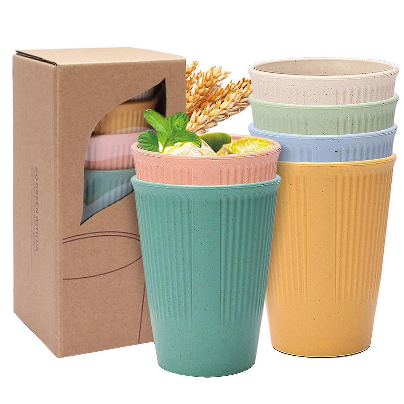 6pcs Coffee Outdoor Tableware Supplies Safe Kitchen For Drinking Plastic Cups