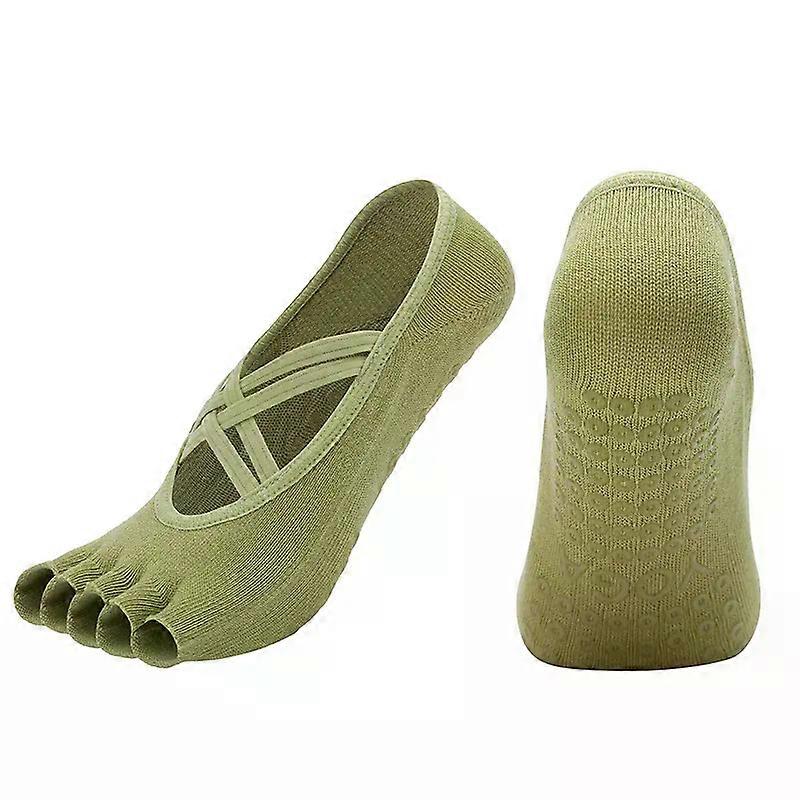 Yoga exercise socks 3 Pairs Professional Five Toe Yoga Socks