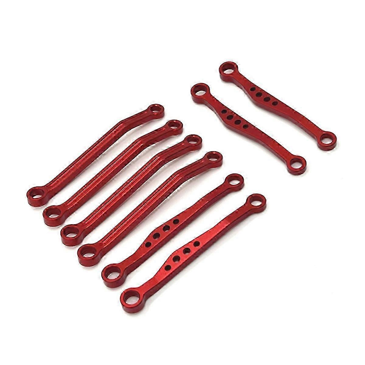 Front&Rear Fixed Rod Kit for WPL 1/16 C64 RC Car Upgrade Parts Red