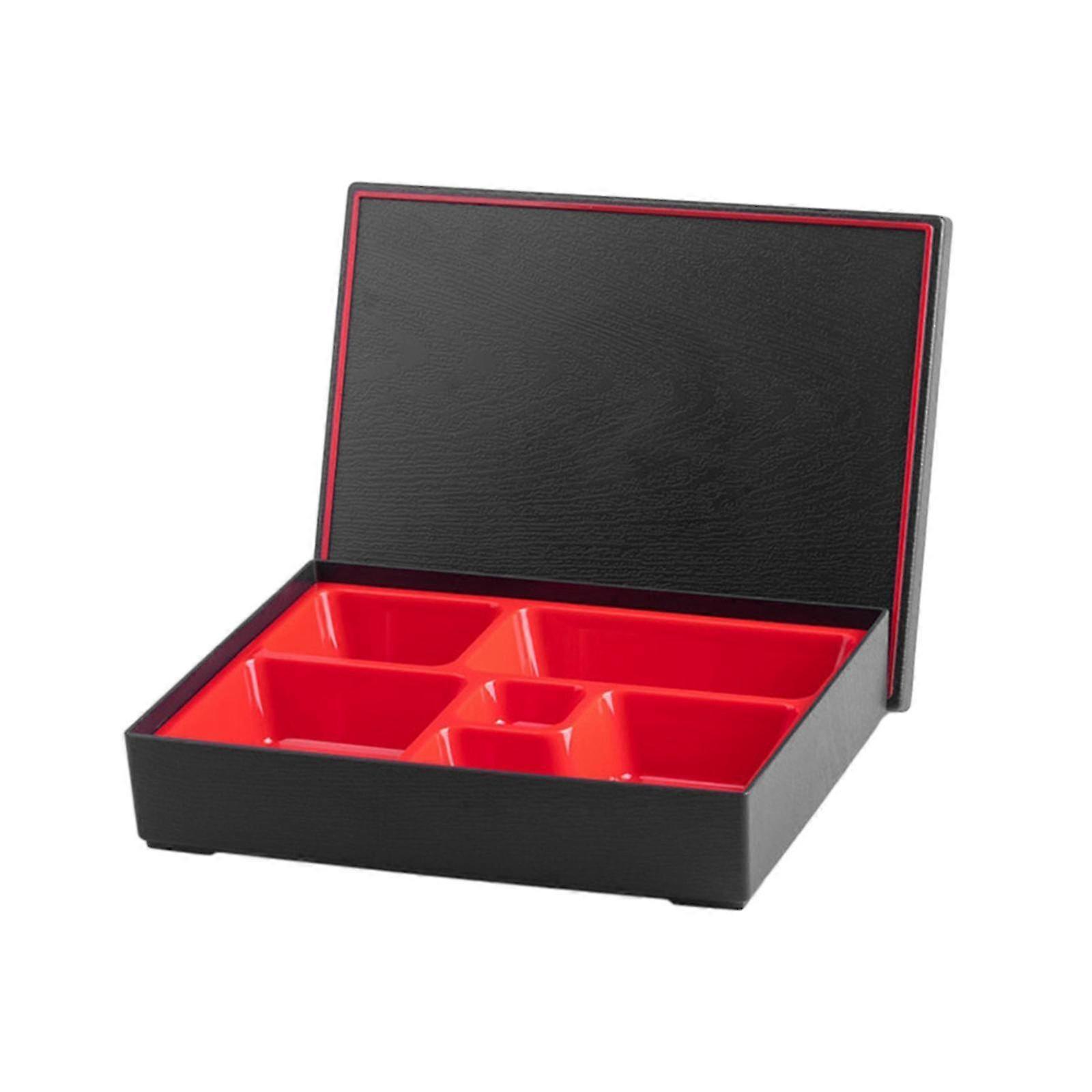 5-Compartment Stackable Bento Box, Reusable Lunch Container for Kids, Picnic & Catering