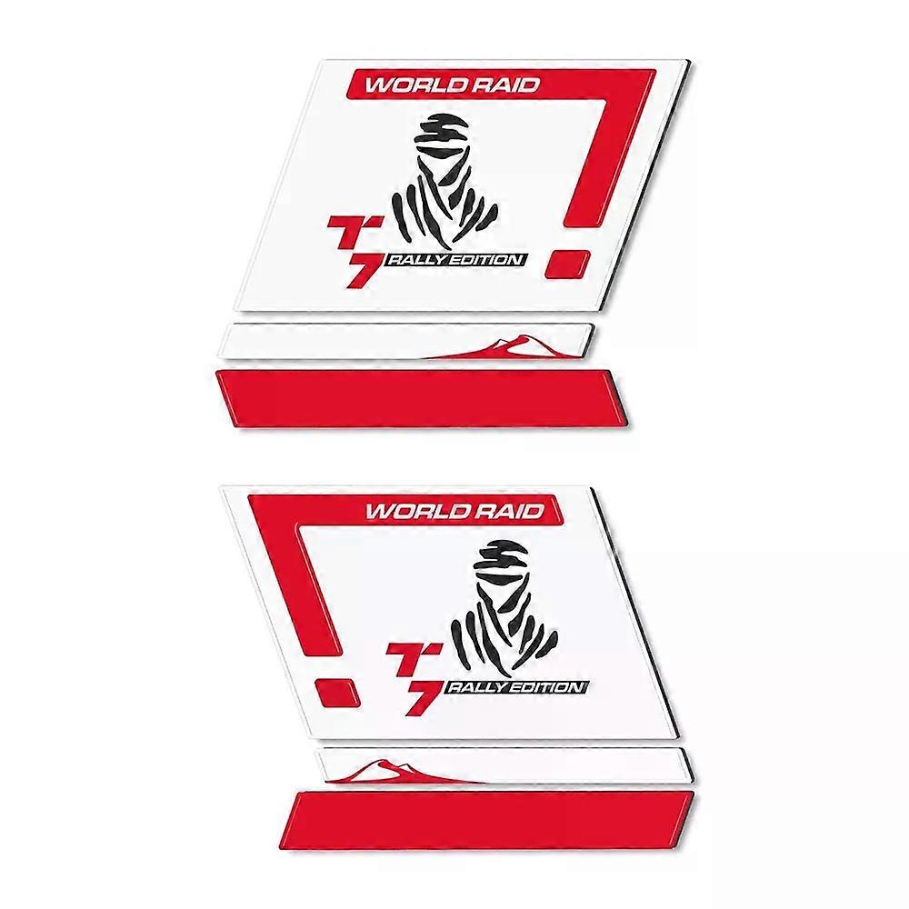 Tenere 700 اكسسوارات الدراجات النارية 3D راتنجات الايبوكسي حماية حقيبة جانبية ملصقات لياماها تينيري 700 رالي إديشن 2022- (أحمر