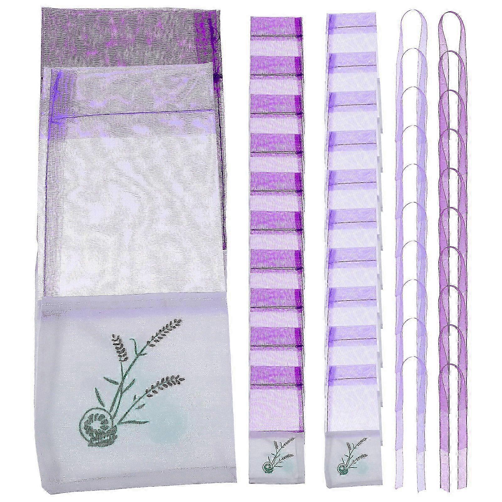 Lavender Sachets 20pcs for Wardrobe and Car