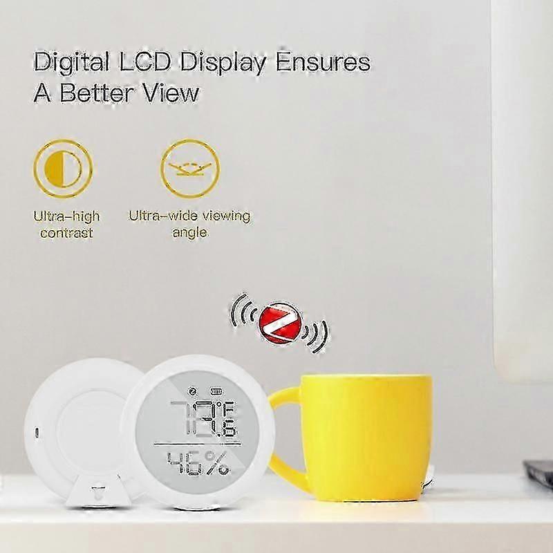 Remote Control Temperature Humidity Sensor Zigbee Tuya Indoor Hygrometer Mini Thermometer