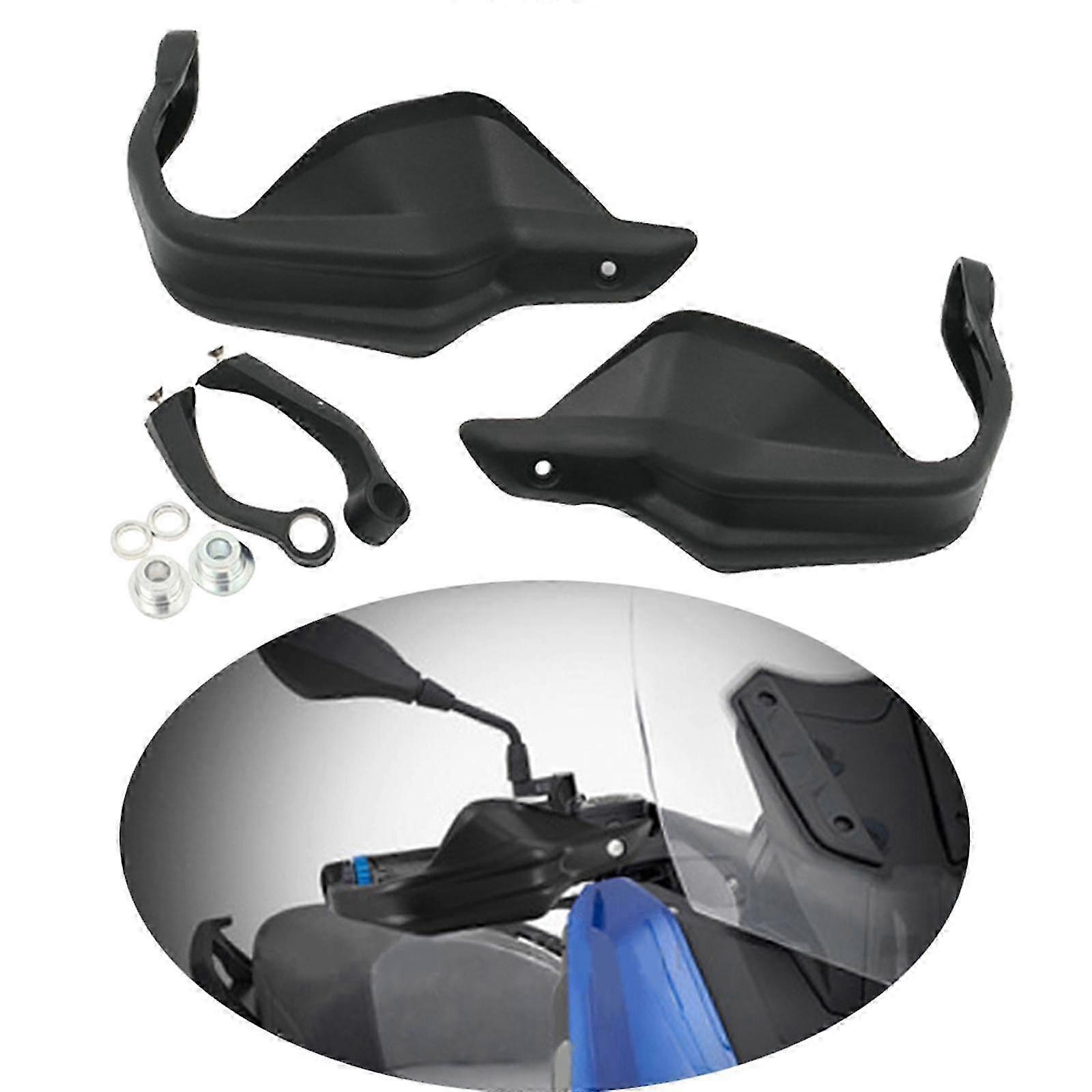 Black Hand Guards for Motorcycle Pair - Compatible with C400GT and C400X