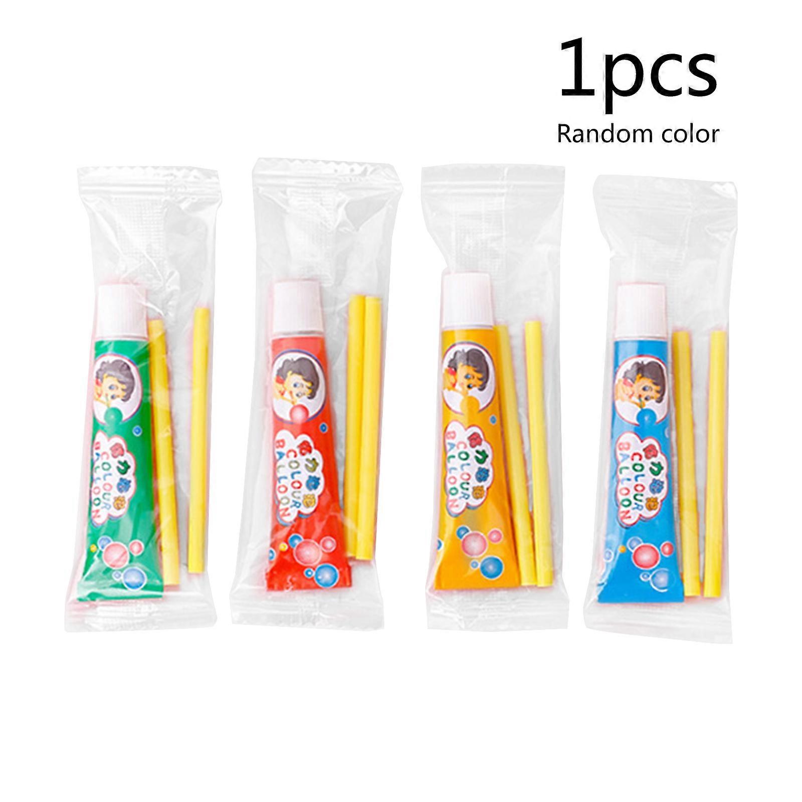 Safe Bubble Magic Toy Blowing Colorful Bubble Balls Competition Random Color Plastic Colorful Balloons Bubble Blow Multicolor