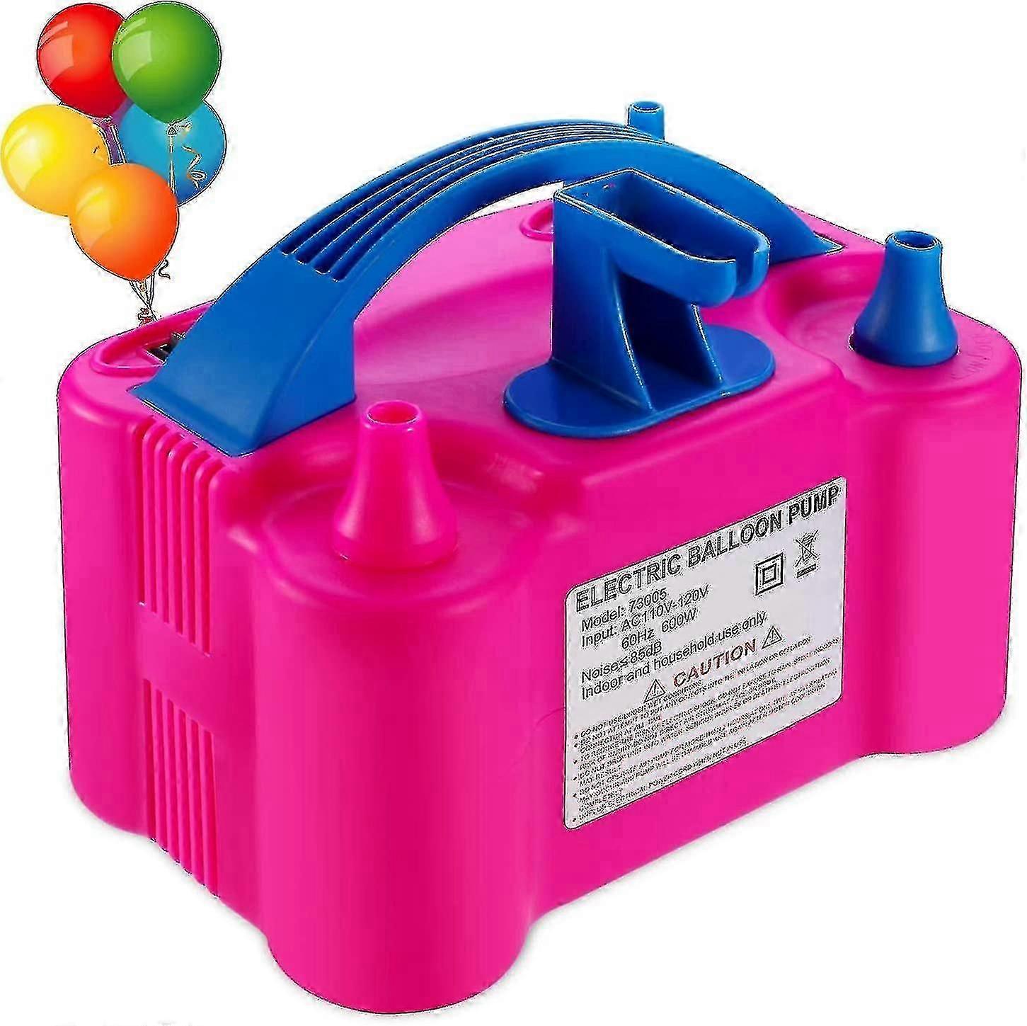 Portable Double Nozzle Electric Balloon Pump Balloon Strapping Tool Balloon Blower