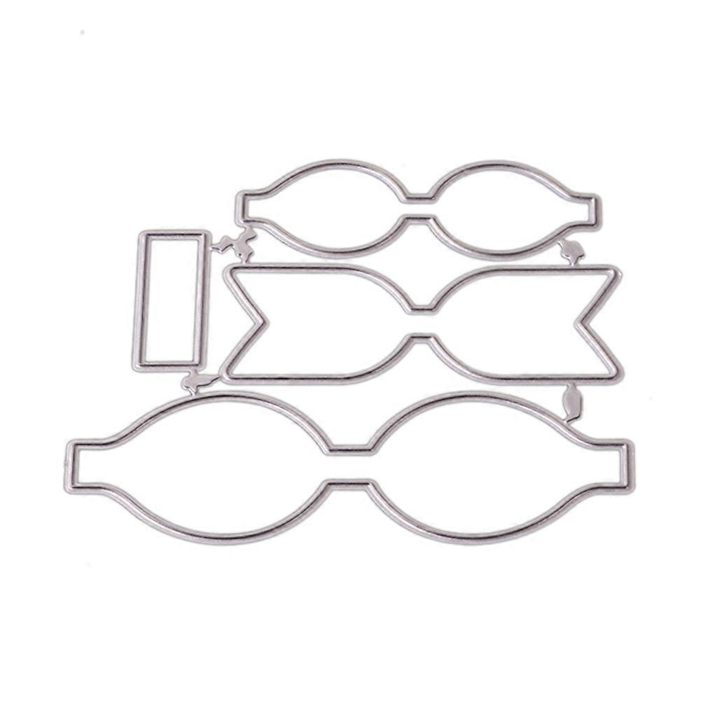 Rosetttema Metallstansar Skärstenar Skär Schabloner för DIY Prägling Papper Läder Scrapbooking Korttillverkning Flerfärgad