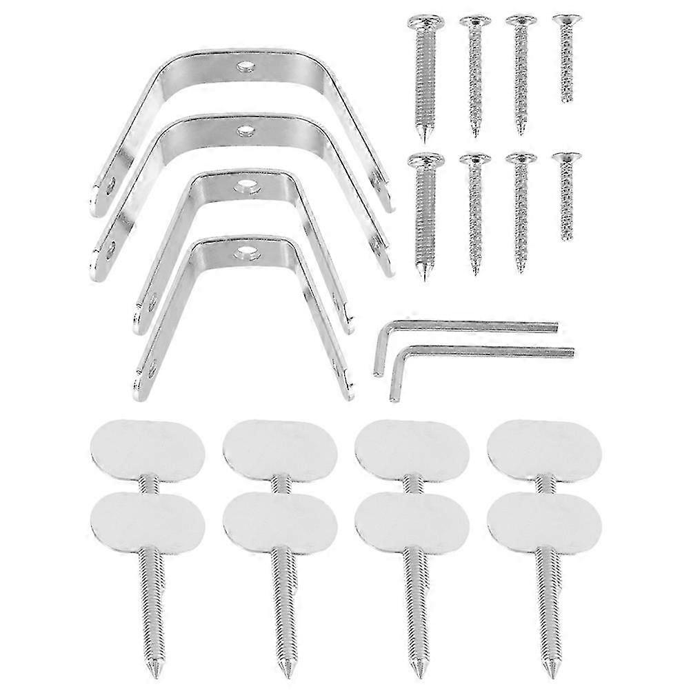 2 set di accessori per supporto per prosciutto in argento per la casa - 10,5X8 cm