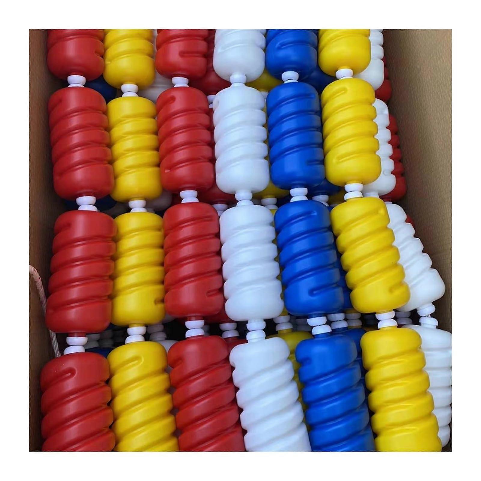 Pool Safety Rope Divider for Swimming Pools Red (6cm x 2m) Floating Pool Safety Line and Wave Blocker Red, 6 Cm 2 m