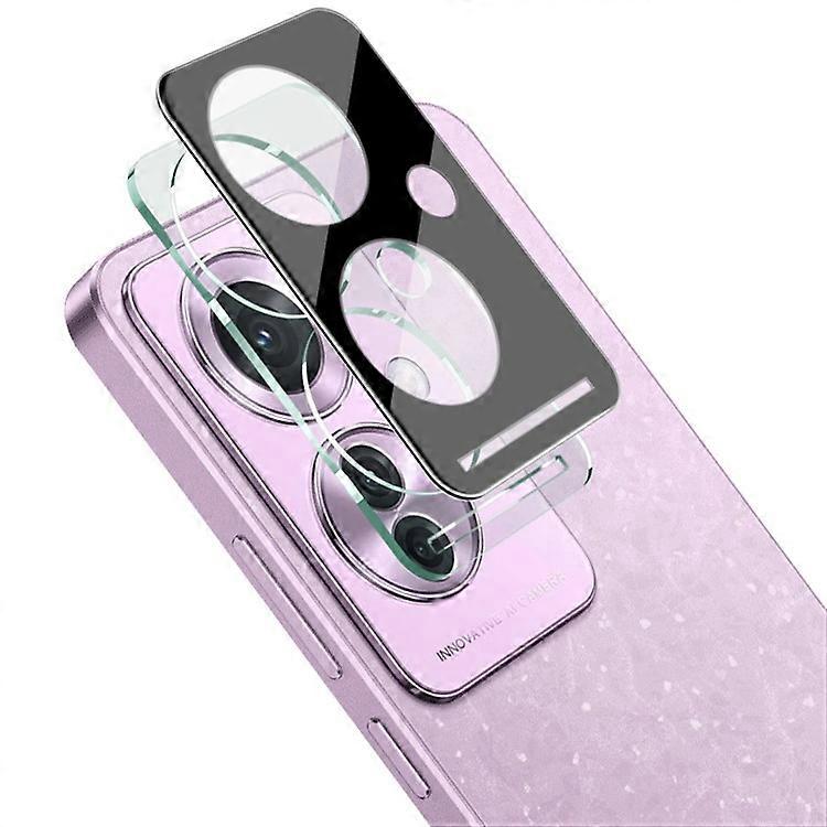 Compatible IMAK pour Oppo Reno11 F 5G / F25 Pro 5G Film d’objectif d’appareil photo intégré + capuchon d’objectif (version noire)