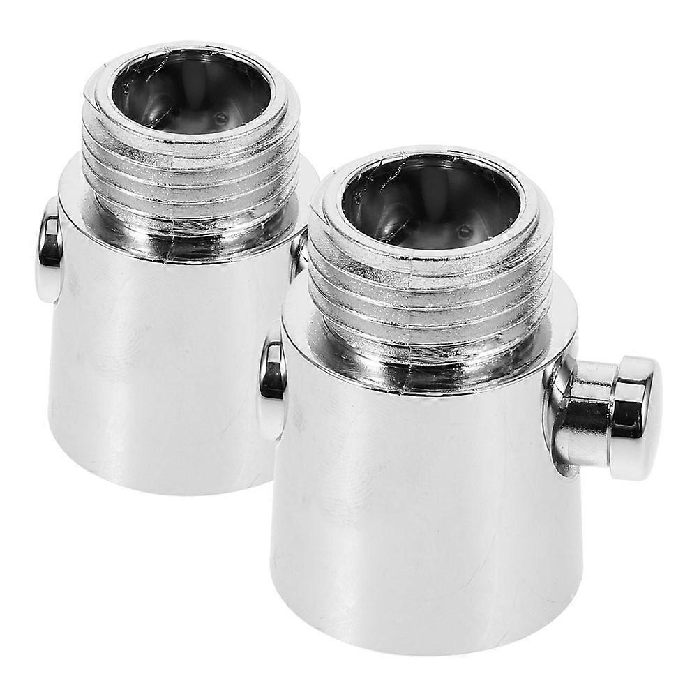 2pcs Push Button Shower Shut Off Valve Adjustable Water Flow Control for RV Bathrooms Easy Installation Splash Prevention Water Saving Shower Parts