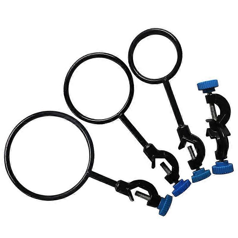 Lab Stand Retort Ring Set and Lab Clamp Stand Holder(Set of 4Pcs)