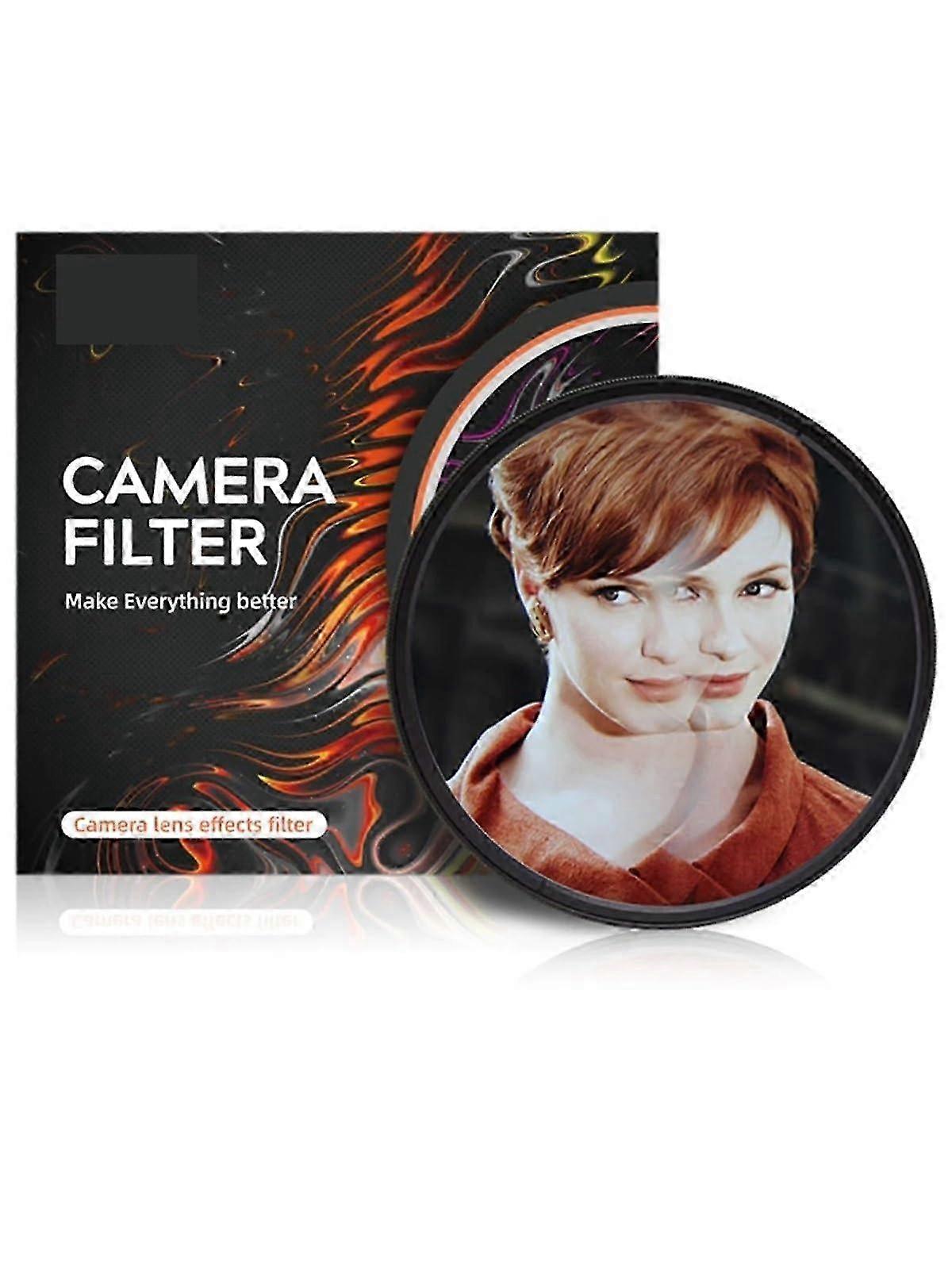 Kaleidoscope Camera Filter for DSLR Lenses �C Special Effects Photography Accessory, Includes 58mm Adapter Ring and Two Prisms, Compatible wi