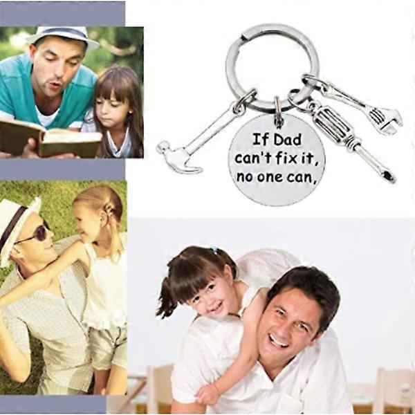 INF Key ring for father Silver