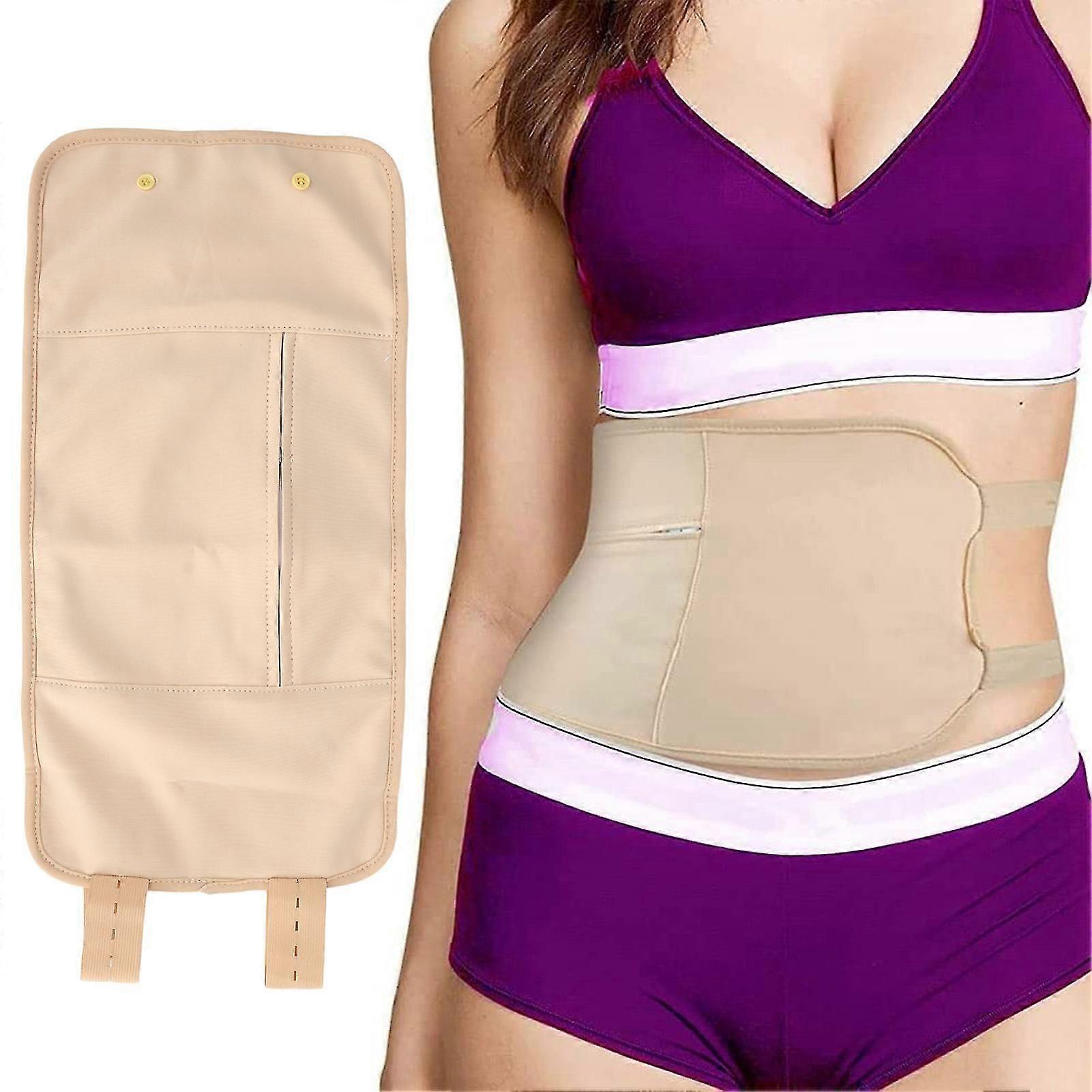 Castor Oil Pack Wrap Washable Reusable Elastic Strap Adjustable Castor Oil Pack For Liver Detox