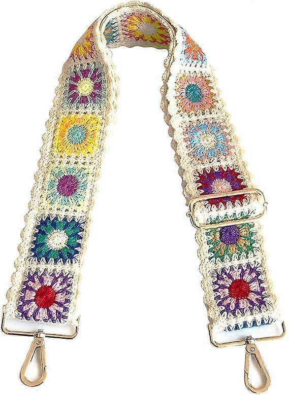 Bag strap - boho bag strap adjustable - Shoulder strap for bag - Bag strap - Replacement strap - adjustable - colorful - Cotton and linen - 75-135cm