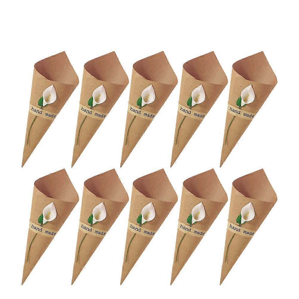 Durable DIY Flower Cone for Special Events, Easy to Assemble with Adhesive