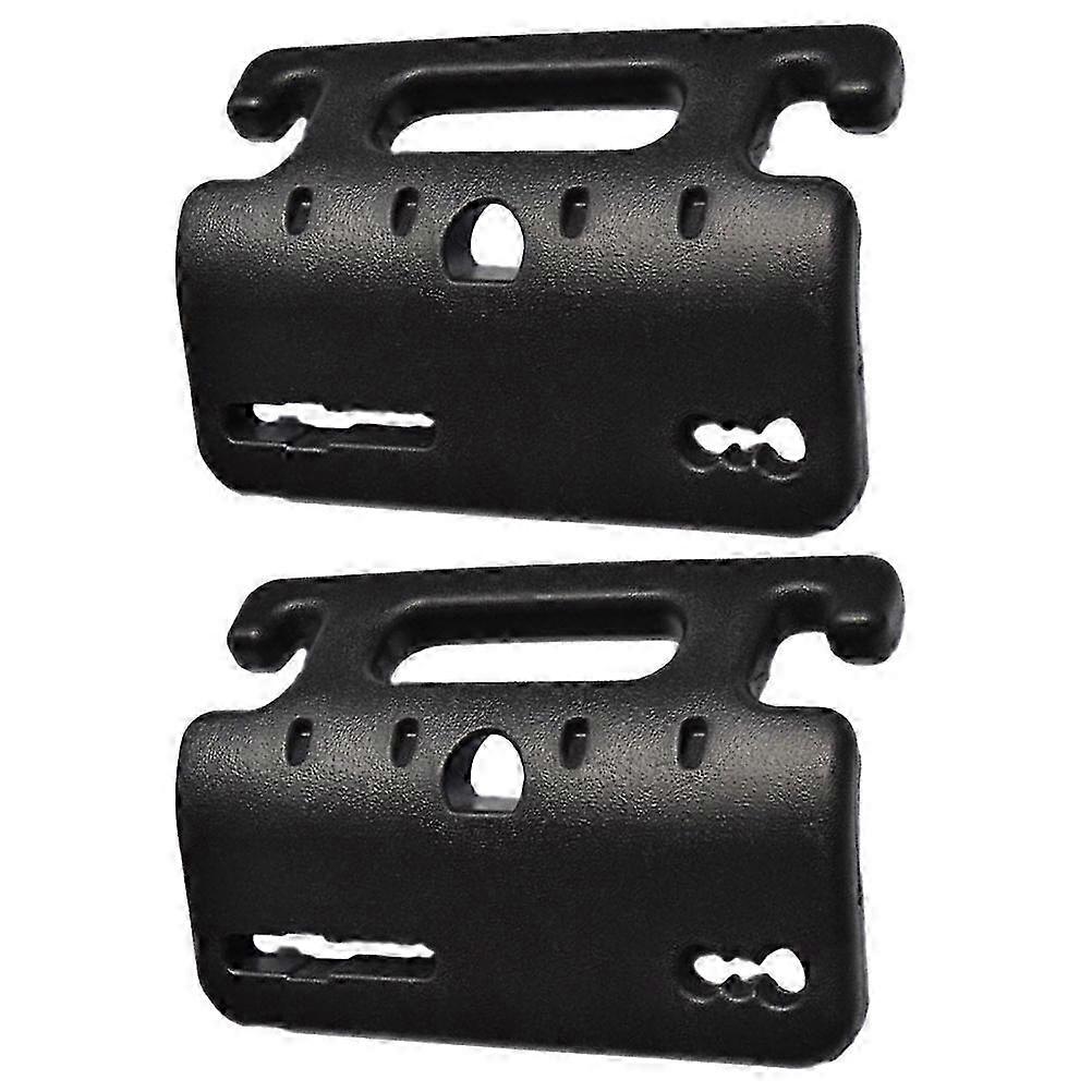 2 Pcs Car Armrest Headrest Hanger Hand Grip - Black