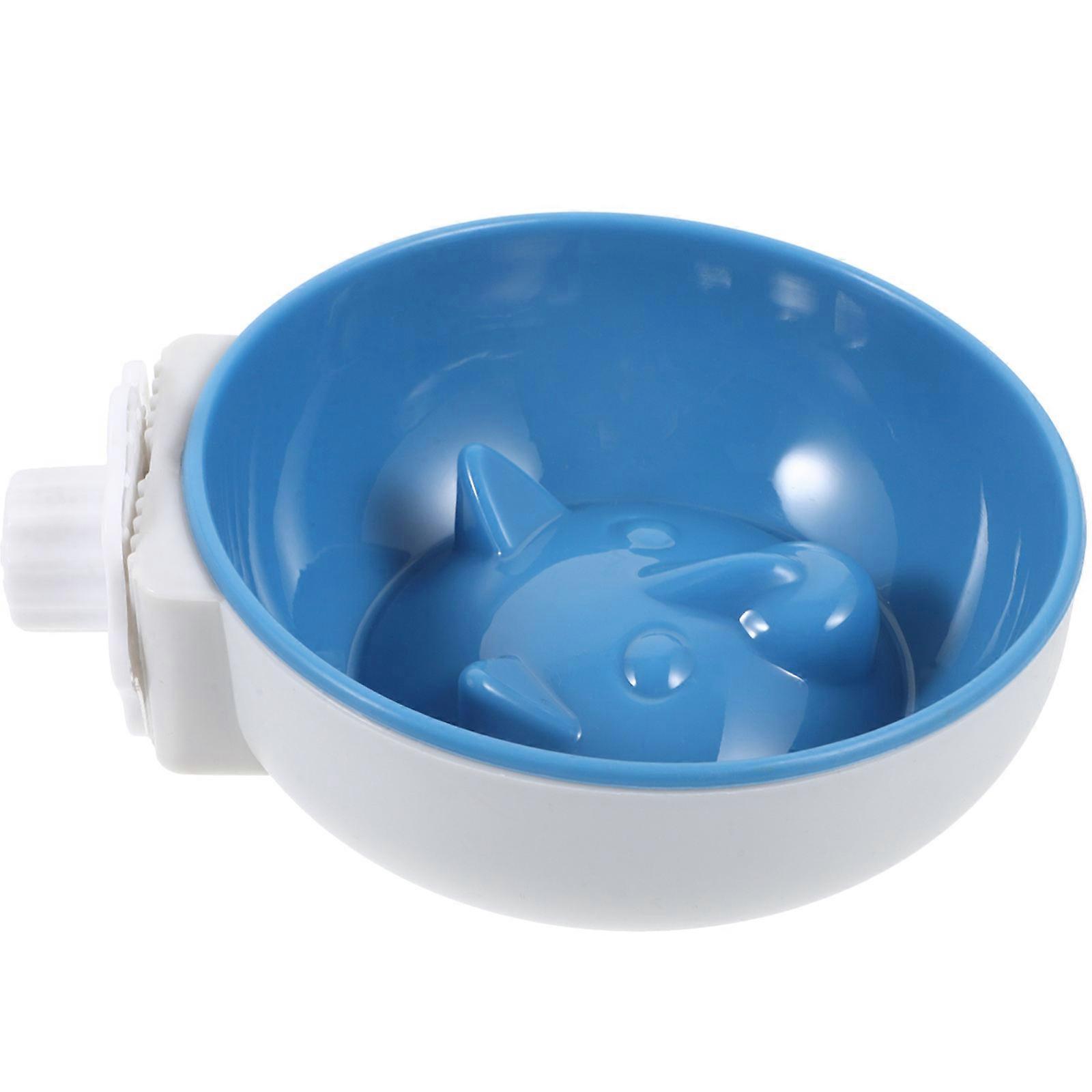 Tierfutter Wassernapf Wiederverwendbarer Katzenfutterautomat Kunststoff hängend 15,50 x 13,00 x 6,00 cm Fütterungszeit 1 Stück