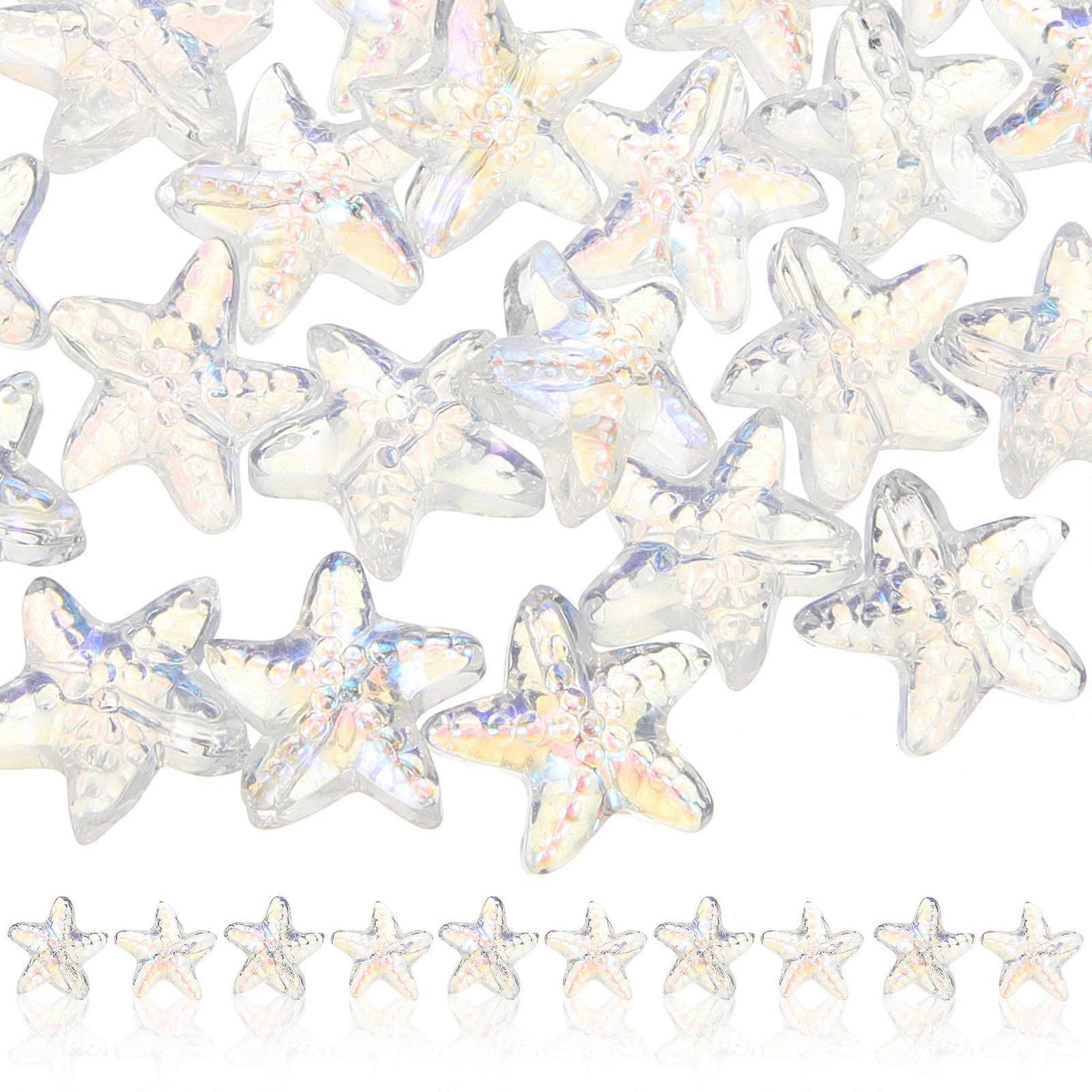 Handwerk Diy Abstandsperlen Schmuck Zubehör Handgemachtes Kunsthandwerk Weiß 1,60 x 1,60 x 0,50 cm 100 Stück