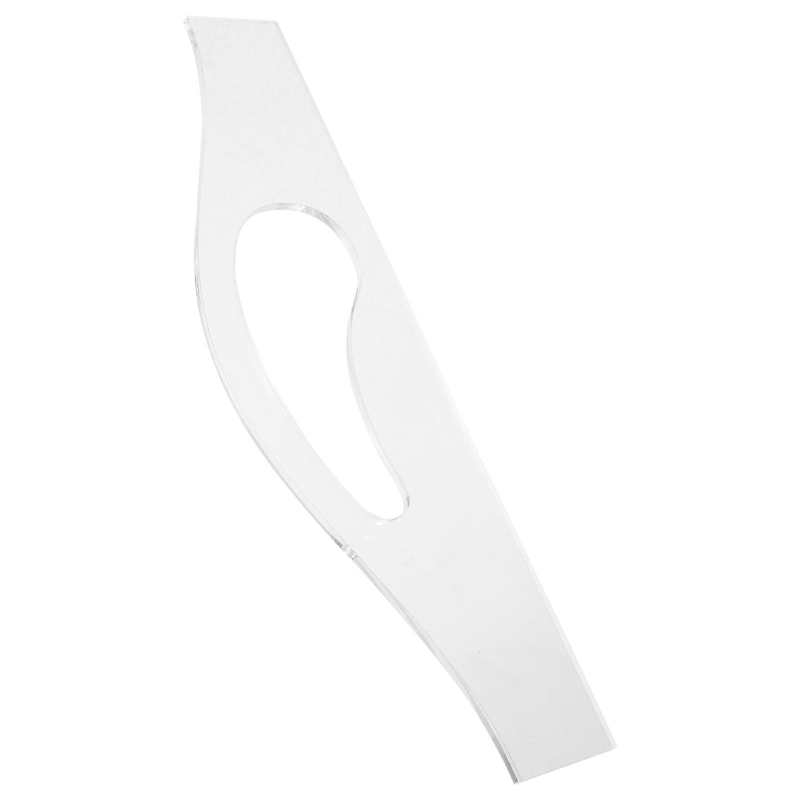 Board Handle Template Charcuterie Board Handle Template Cutting Board Kitchen Tool Irregular Shape Clear Appearance Design 1Set