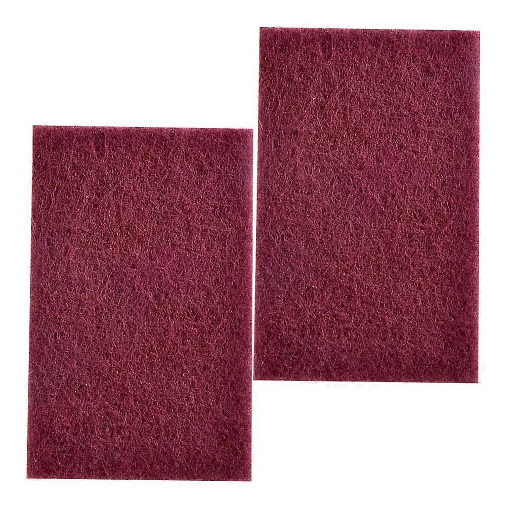 Surface Conditioning Tool Buffing And Polishing Cloth Woodworking Metalworking Dark Red Abrasive Tools 2Pcs