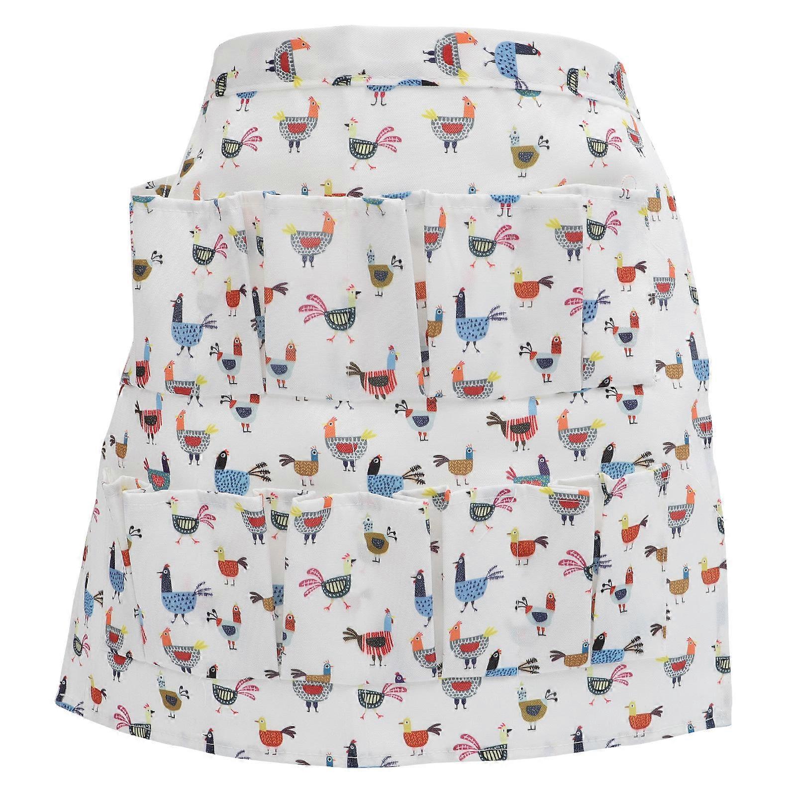 The **Hen Egg Collecting Apron** is a practical, farmhouse style accessory designed specifically for gathering eggs from chickens, ducks, geese, and