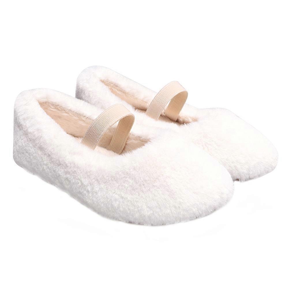 Girls House Shoes Toddler Indoor Shoes Winter Warm Round Toe 34 Size 1Pair