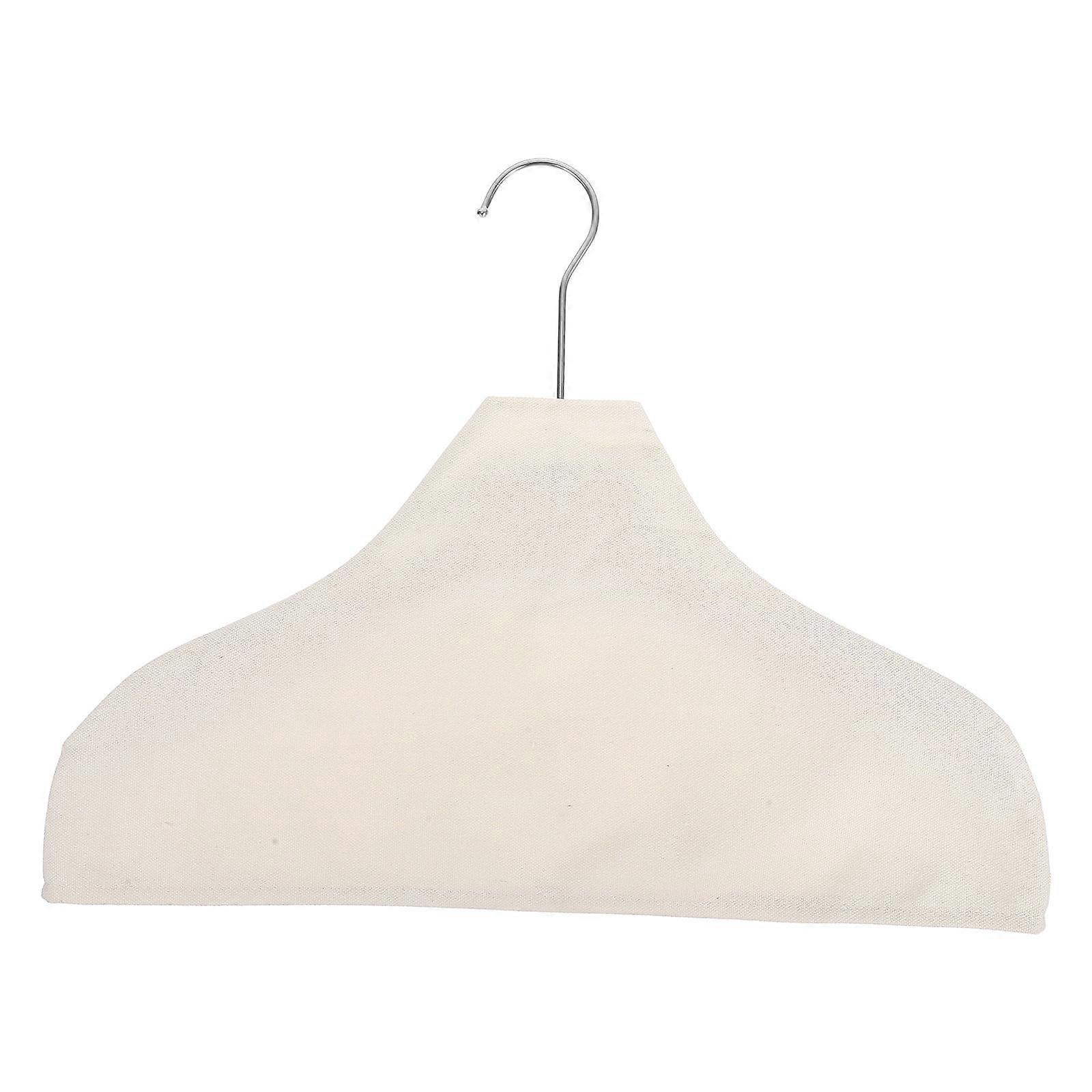 Hangers Fabric Covers Non Slip Hanger And Cover For Clothes Shop Fabric Protector Minimalist Design Beige 41 00X21 00X3 00Cm Dustproof 1 Set