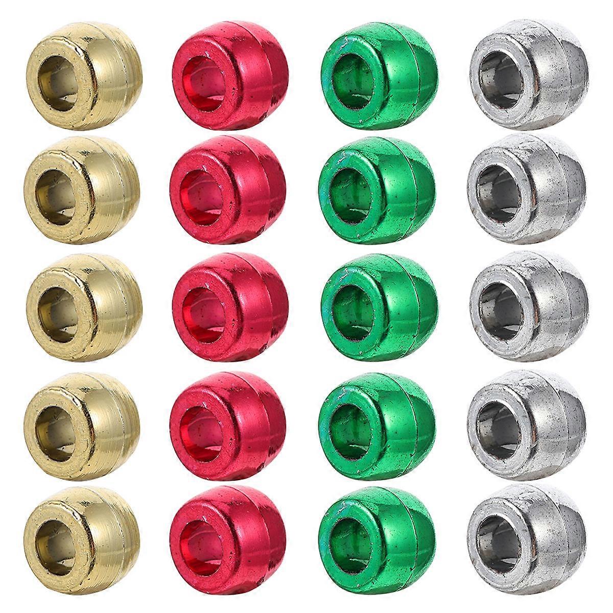 Kids Beads Plastic Craft Beads Round Shape Assorted Color 0.60X0.60X0.60CM DIY Crafts Christmas Style 600Pcs