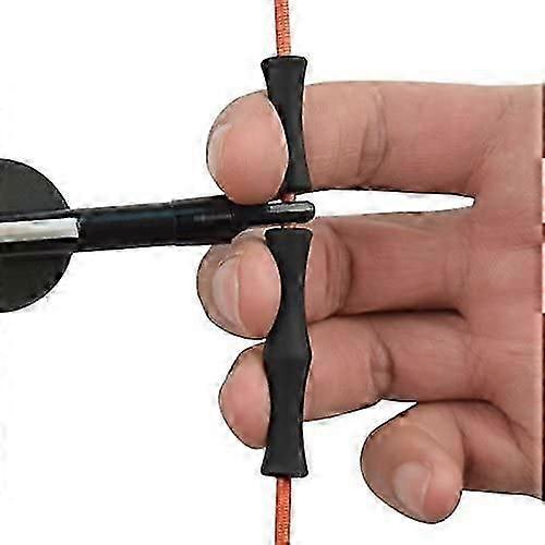 Bogenschießen Finger Saver Schießen Jagd Bogen String Protector Finger Guards Gummi