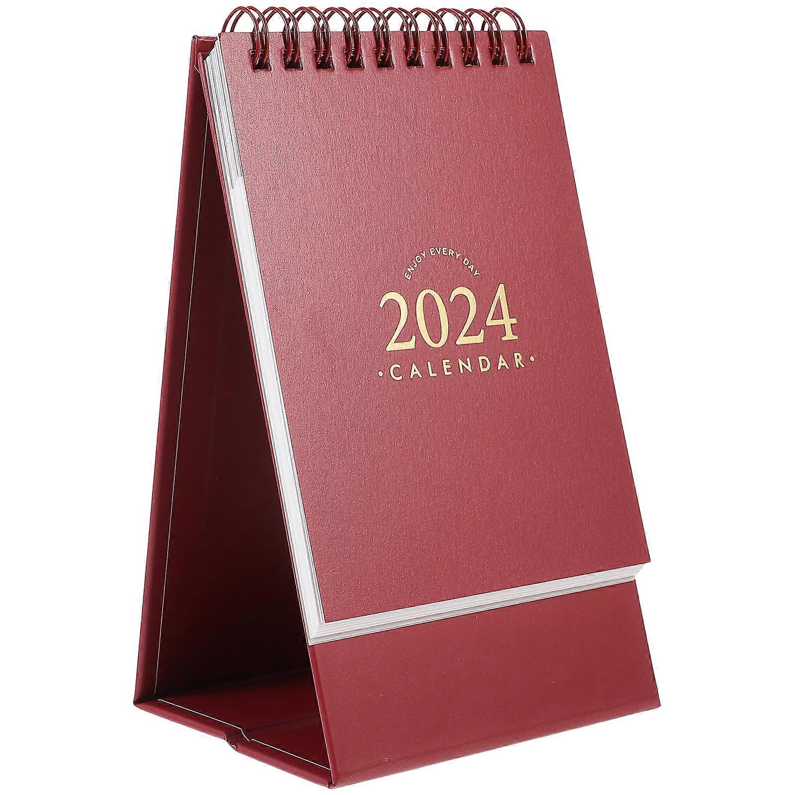 Small Desk Calendars Desktop Calendar Office Use Teachers Rectangular Simple Style 1Pack