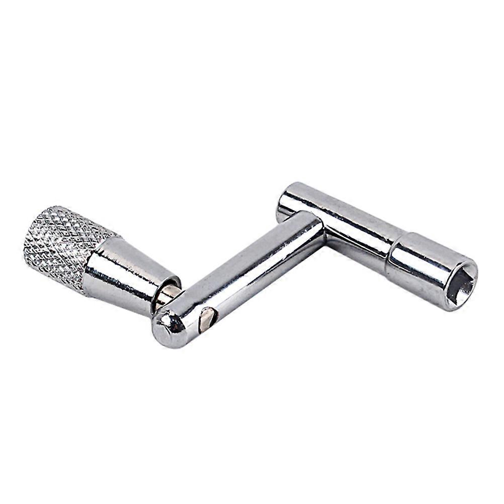 ドラムチューニングキーヘビーデューティードラムアクセサリーZシェイプメタルミュージシャン用シルバー1個
