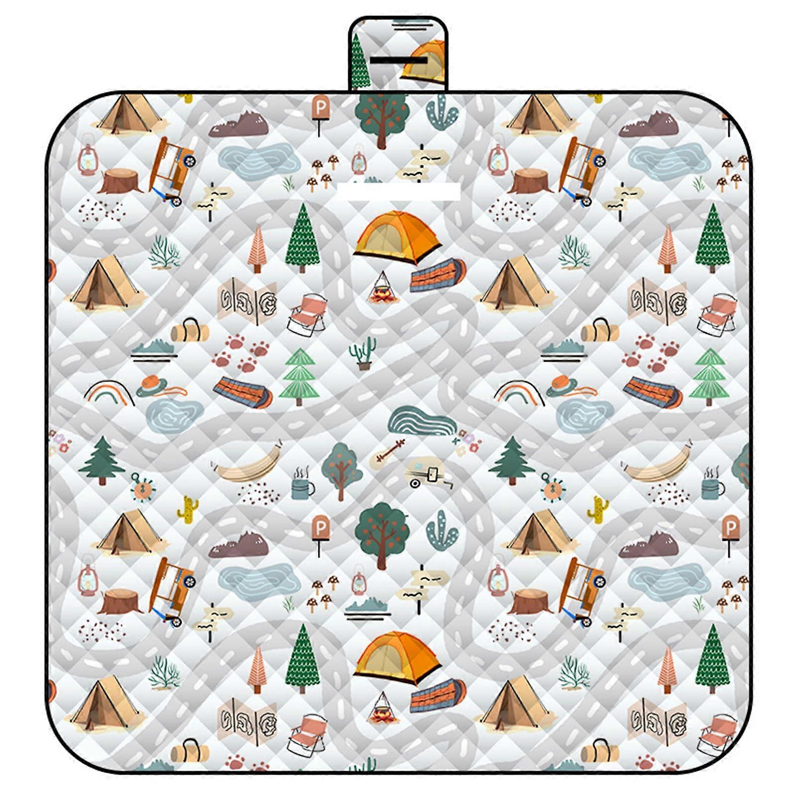 Picnic Blanket,, Foldable Mat for Outdoor, Beach, Camping (150x200cm)