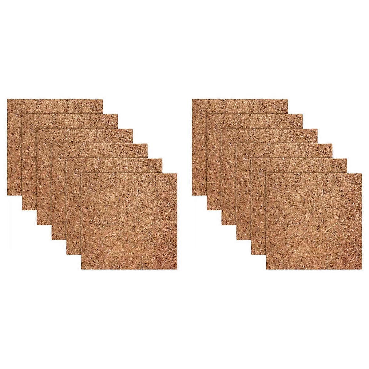 2X Natural Coconut Fiber Mat, Reptile Carpet, Pet Terrarium Substrate for Lizard Snake Turtle Gecko