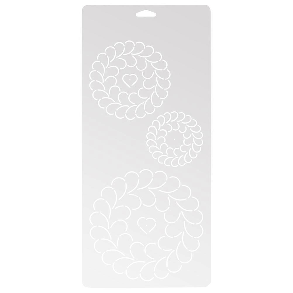 Quilting Ruler Template Tool for Patchwork, Multi Functional Sewing and Crafting, Durable Design for Easy Machine Quilting, Ideal for DIY Projects