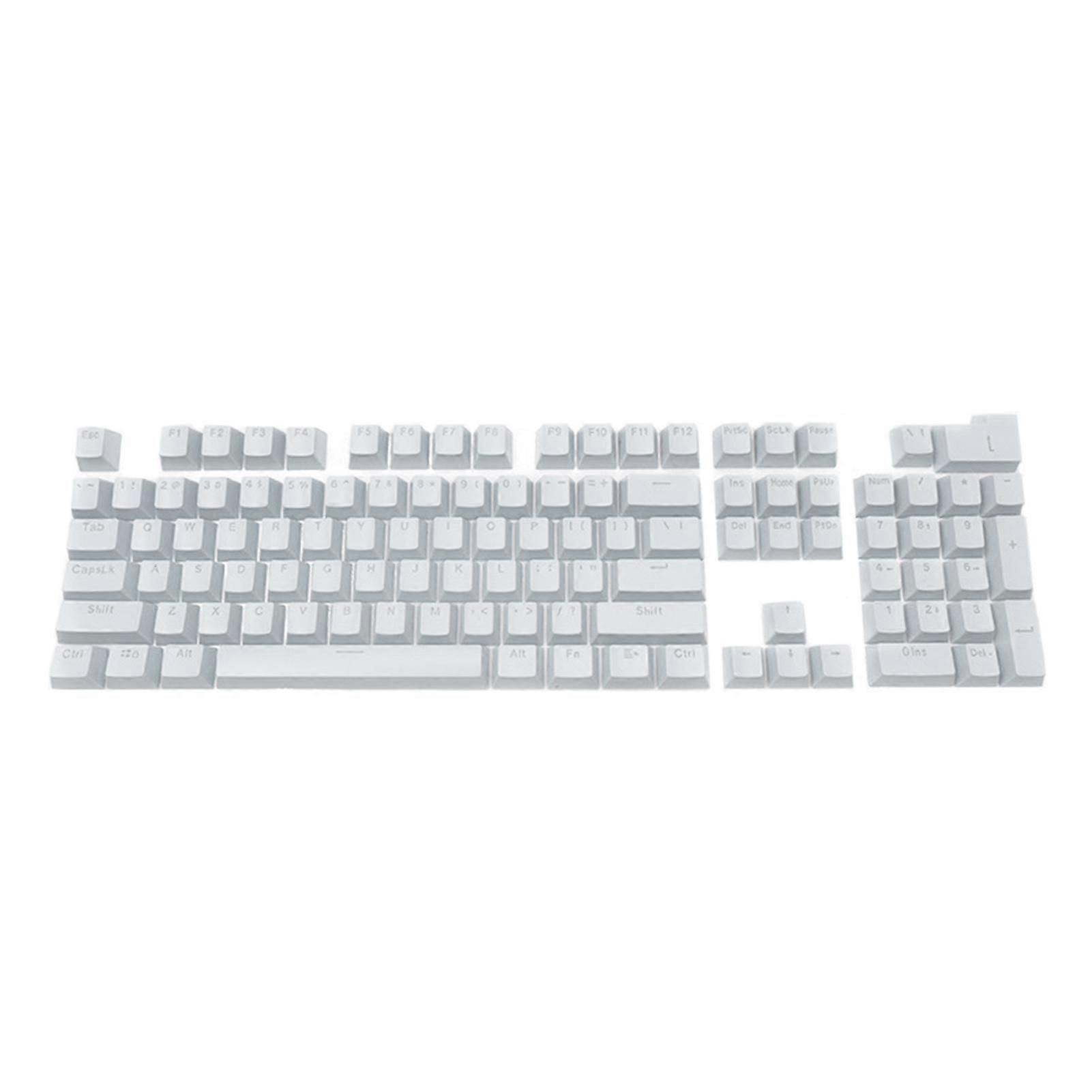 106Pcs Backlight ABS Key Caps Replacement Tool Kit Mechanical Keyboard Accessory