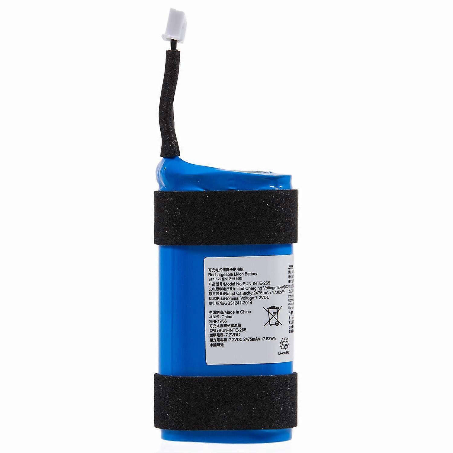 For JBL Partybox On-The-Go 7.2V 2475mAh Rechargeable Li-Polymer Battery Assembly Part (Encode:
