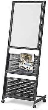 Newspaper Rack, Information Stand, Newspaper Rack, Floor Standing Mobile Propaganda Stand Made of Metal and Iron Ref: 6637