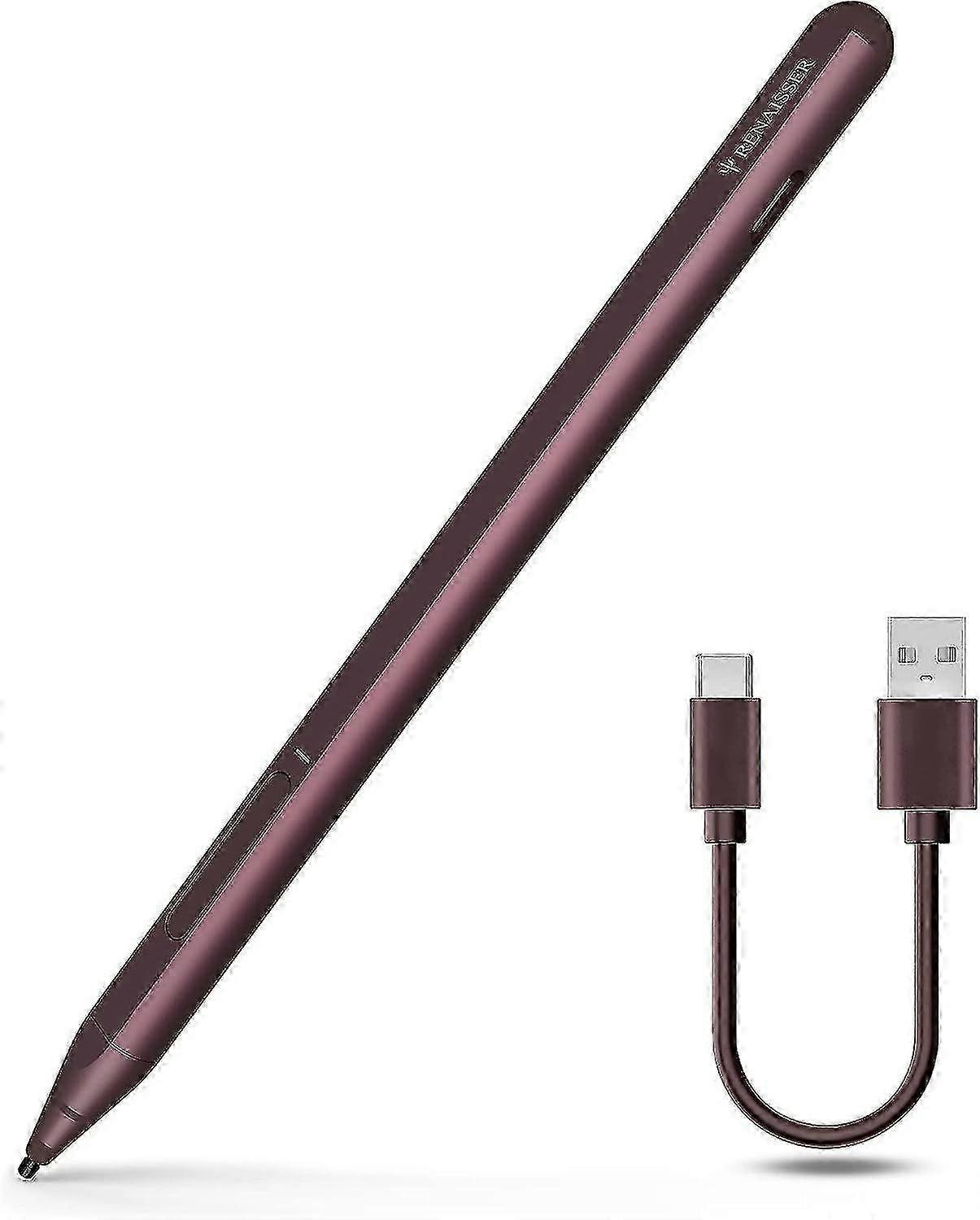 Raphael 520c Stylus Pen For Surface, Usb-c Charging, Designed In Houston, Made In Taiwan, 4096 Pressure Sensitivity, Match Surface SZRH A-V