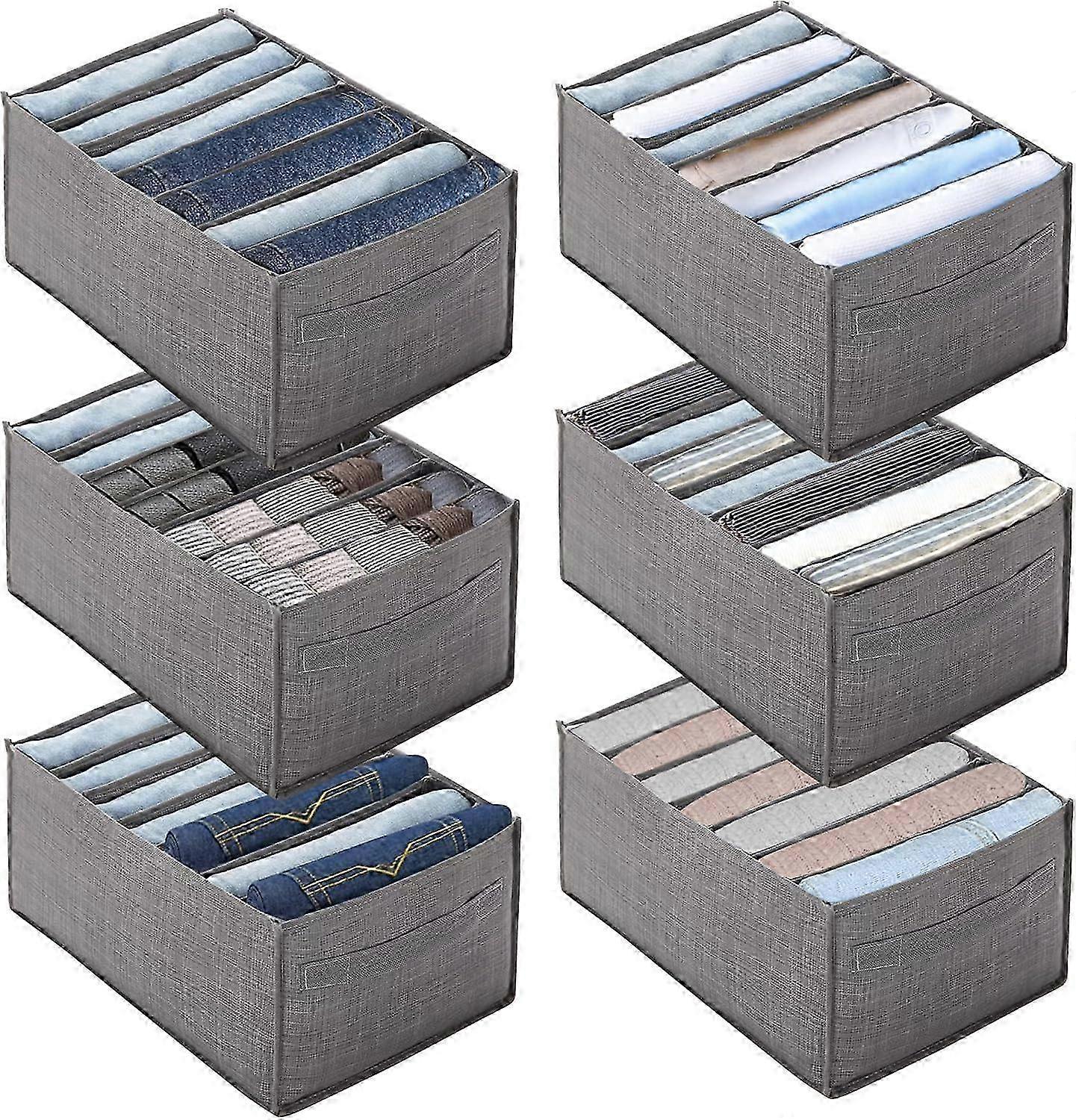 Pack of 6 drawer organization system wardrobe cupboard organiser